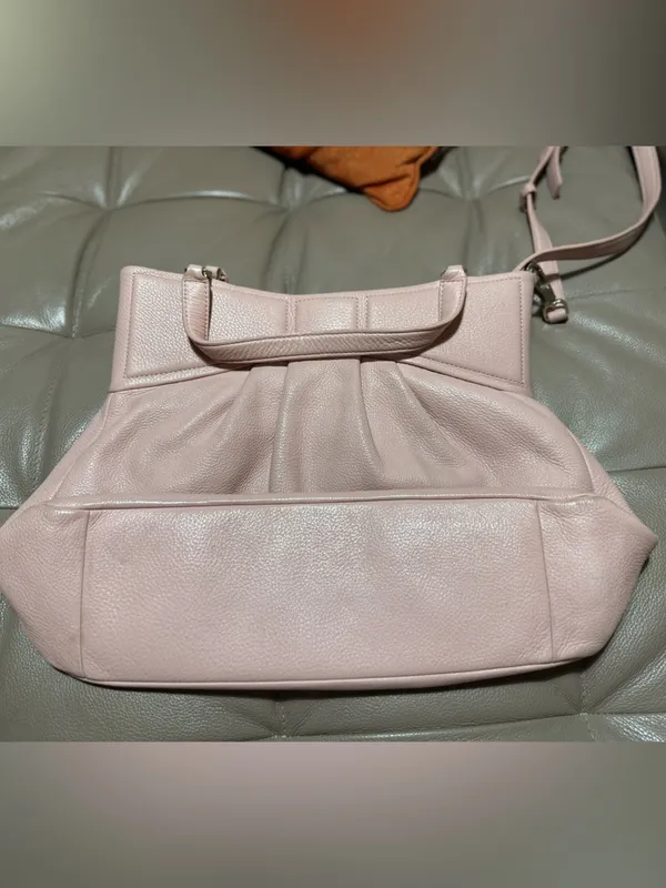 Kate Spade Mattie Street Amelie Pink Leather Satchel Bow‎ Bag - Image 3