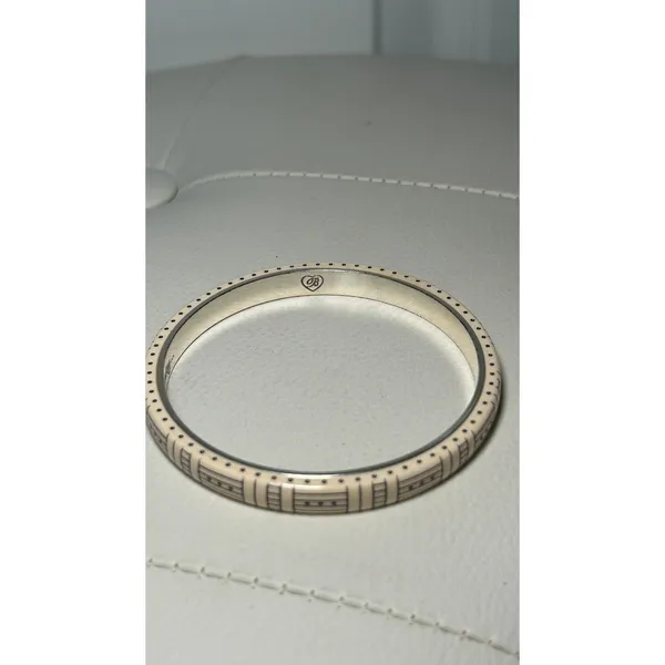 Brighton Bangle Bracelet Casablanca OS Cream Silver Dreaming of Casablanca Quote - Image 2