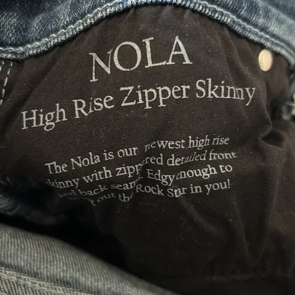 Black orchid Nola high rise zipper skinny jeans - Image 9
