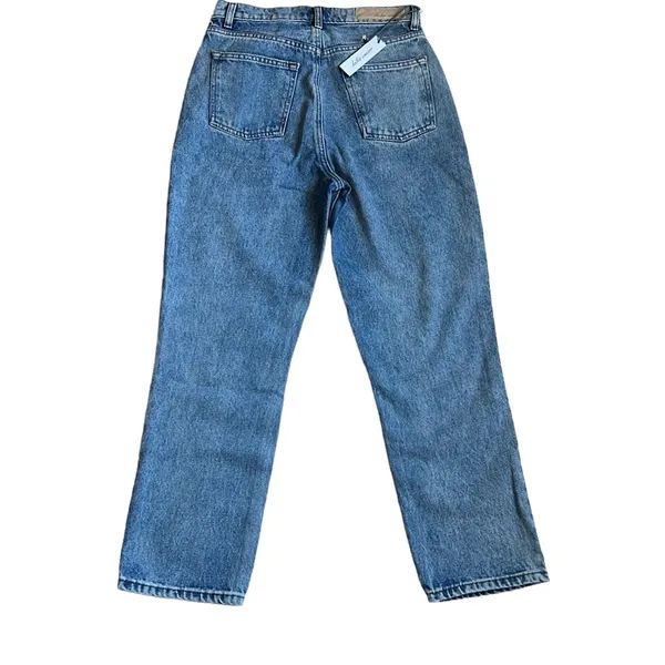 BETRO SIMONE‎ high waist rigid acid wash denim MOM JEANS Size 27 New - Image 11