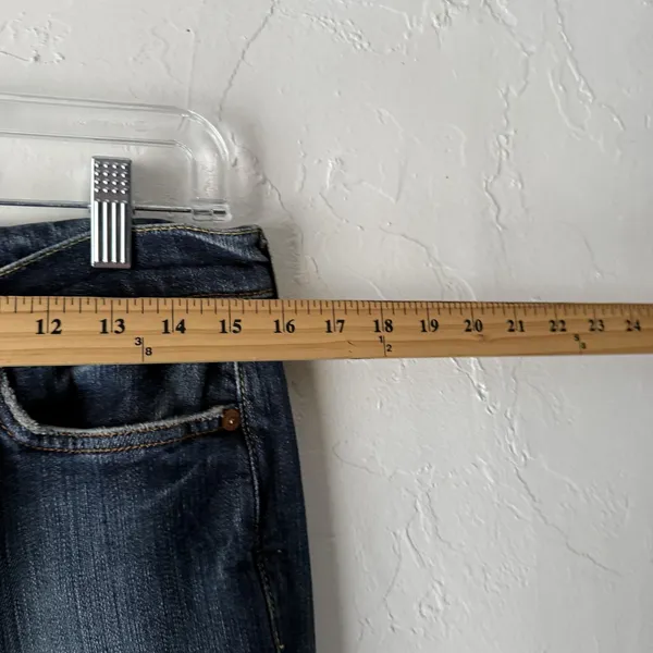 Lucky Brand‎ Jeans Y2k 10 Classic Bootleg Stretch Denim Made in USA 30 Inseam - Image 4