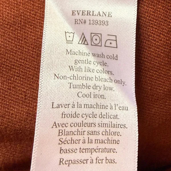 Everlane The Utility Barrel Pant Rosewood Brown Organic Cotton Size 6 NWT - Image 9