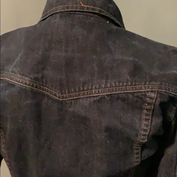 Levi’s Dark Rinse Denim Jean Jacket Size Small - Image 5
