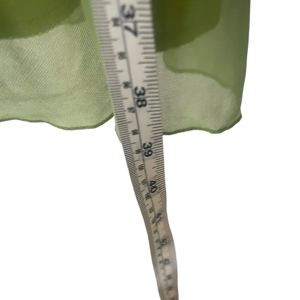 Celavie Collection‎ Y2k Women's Size Small Green Fairy Chiffon Halter Mini Dress - Image 10