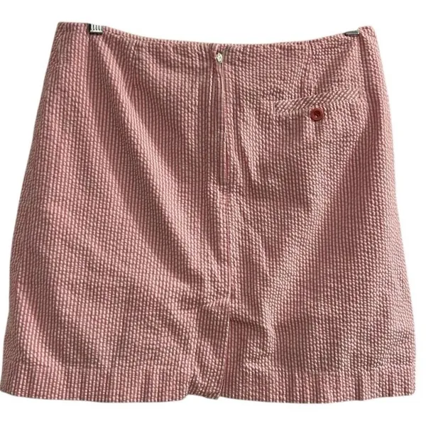 Lilly Pulitzer Women's‎ Pink Gingham Short Skirt Size 6 Casual - Image 5