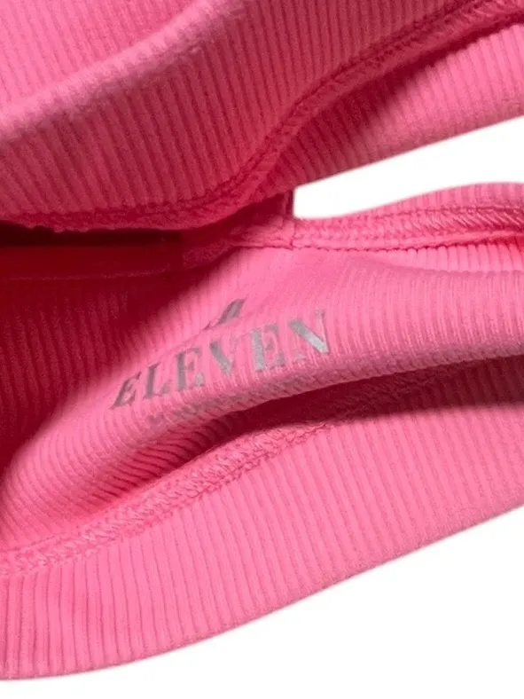 EleVen by Venus‎ Williams Pink Ribbed Double-Strap Sports Bra - Image 5