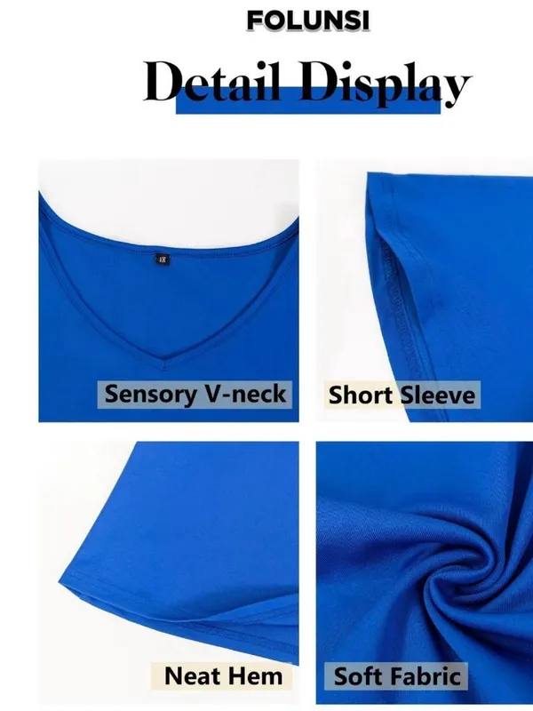 Women's Plus Size 3X Royal Blue Midi Dress with Waist Tie - Image 6