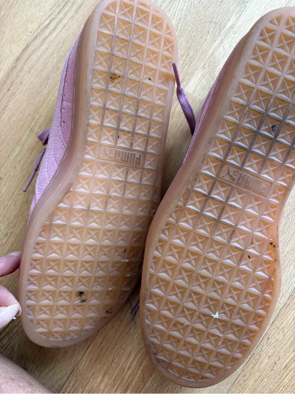 Puma Women’s Suede Platform Sneakers in Light Pink - Image 7