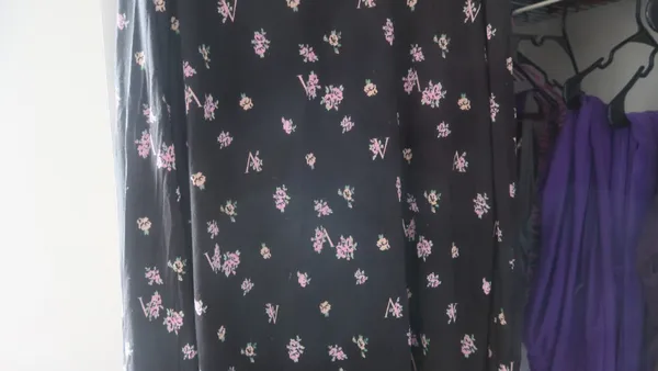Victoria's Secret heavenly by victoria pj's nightgown floral flowers in black, pink and green size large. - Image 8