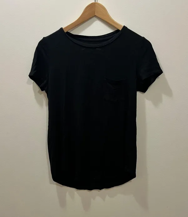 Seriously Soft Black Tee - Image 2