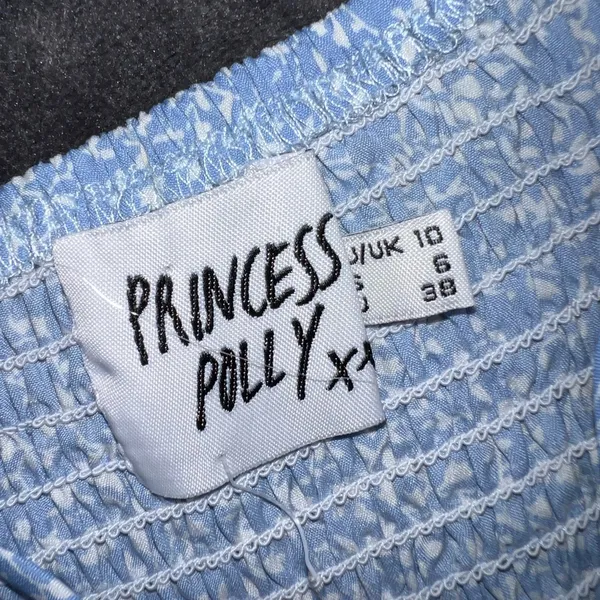 Princess Polly Tiarnie Top in Blue Size 6 - Image 9