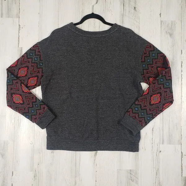 Miss Me Vintage Crew Neck Embroidered Southwest Sweatshirt Women's Size Small - Image 6