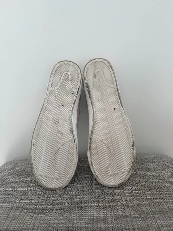 Nike Women's Blazer Low '77 Jumbo "White Pink Oxford" - Image 9