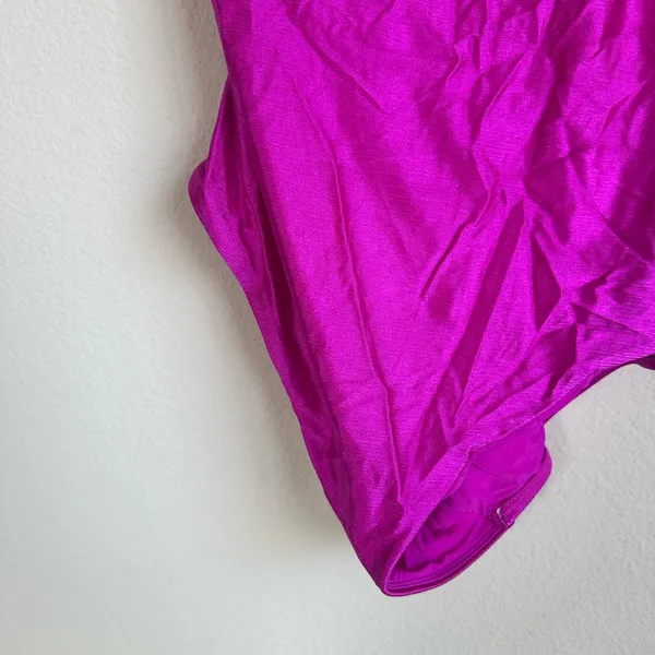 Anthropologie Shiny One Shoulder One Piece Swimsuit - Image 5