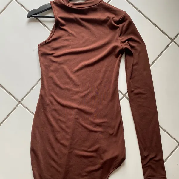 Women's Brown Cutout Dress Size M - Image 4