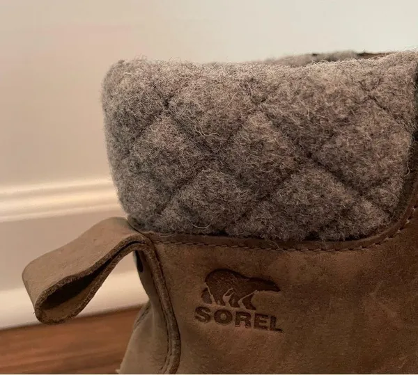 Sorel Slimpack ll Lace Boot Sz 7.5 Leather Winter Duck Boot Lace Up - Image 12