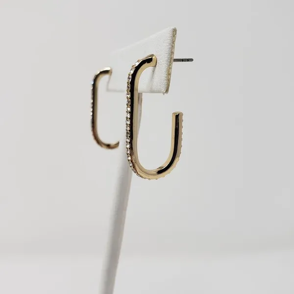 NWT Sugarfix by Baublebar Gold-Tone 3 Pack Oblong Hoop Post Earring Set Women's - Image 7