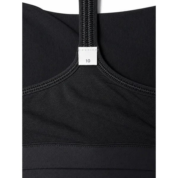 Lululemon Black Strappy Back Yoga Athletic Tank Top Built In Shelf Bra Size 10 - Image 3
