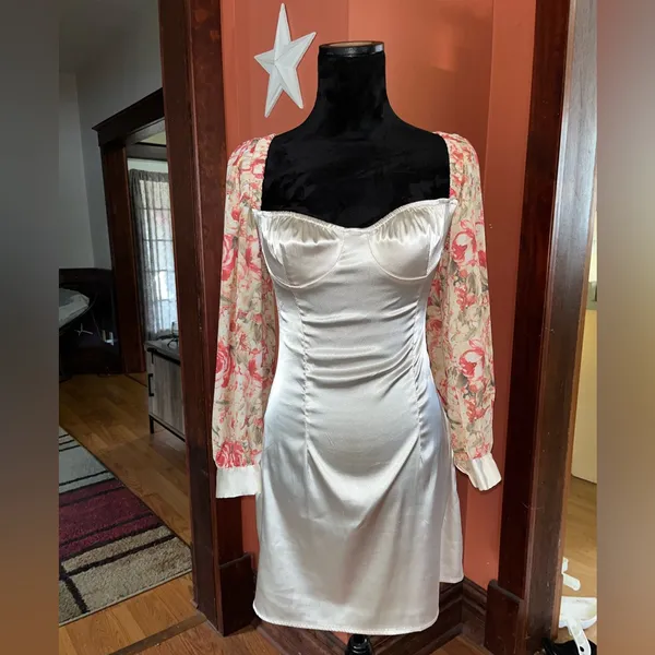 Cider mini silk dress - Image 4