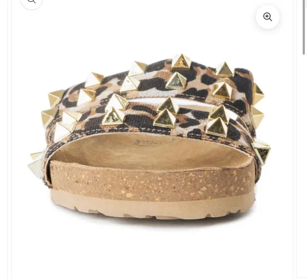 Myra Bags Leopard Bubble Sandals - Image 5