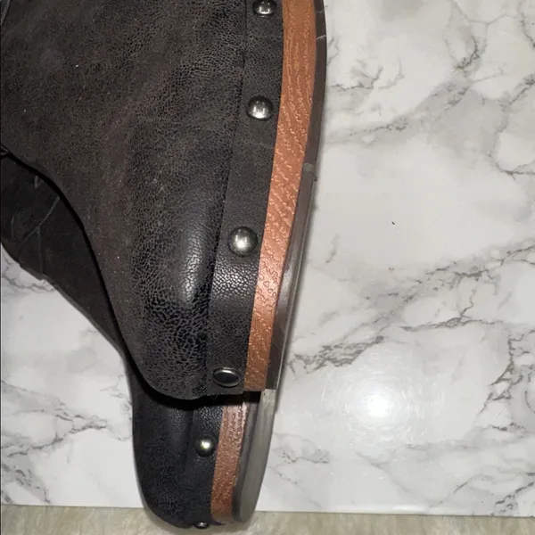 MIA Black studded Mules size 10M - Image 6