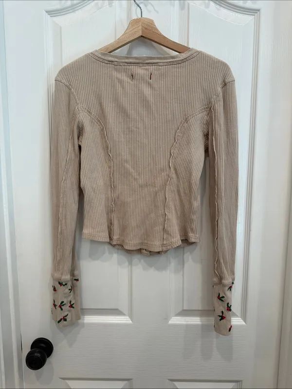 We The Free Free People Daria cuff thermal long sleeve - Image 6