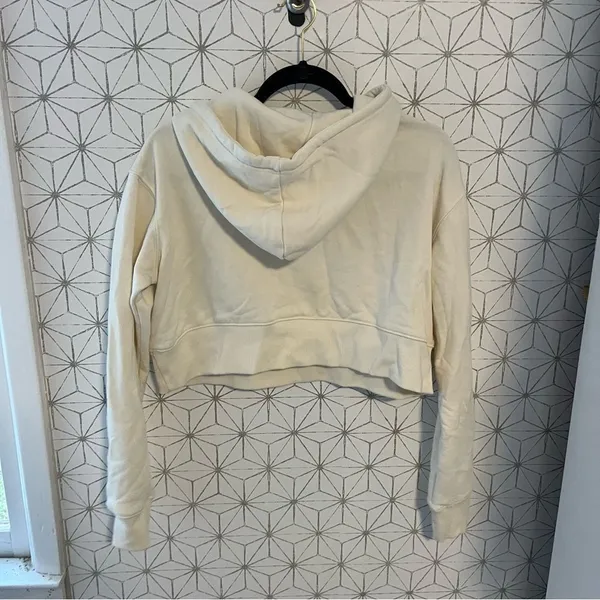 Los Sundays Tequila Cream Crop Hoodie - Image 4
