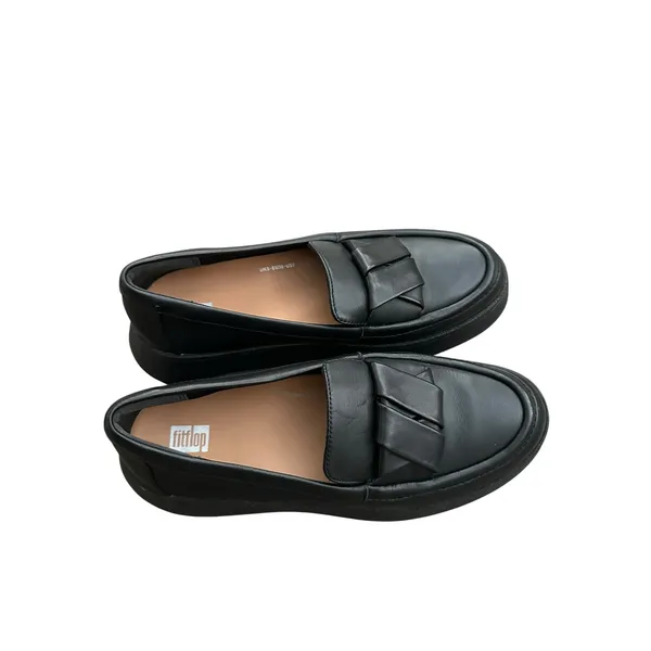 Fitflop Womens F-Mode Leather Flatform Slip On Loafers Shoes Size 7 - Image 8