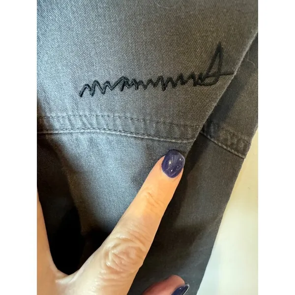 Mammut Pants Women 10 Gray Cotton Straight Leg Adjustable Hem‎ Outdoor Gorpcore - Image 10