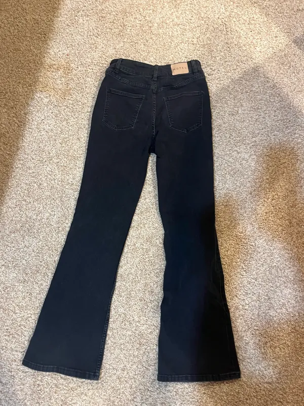 Motel Rocks Jeans Flare Black - Image 2