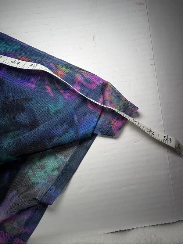 French Connection Abstract Floral Maxi Dress - Blue, Pink & Teal - Image 6