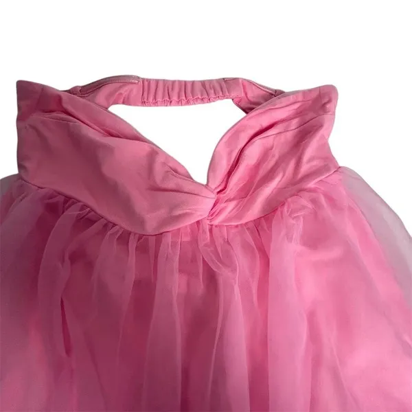 Beginning Boutique Pink Strapless‎ Tulle Mini Dress Size 2 Party Cocktail - Image 10