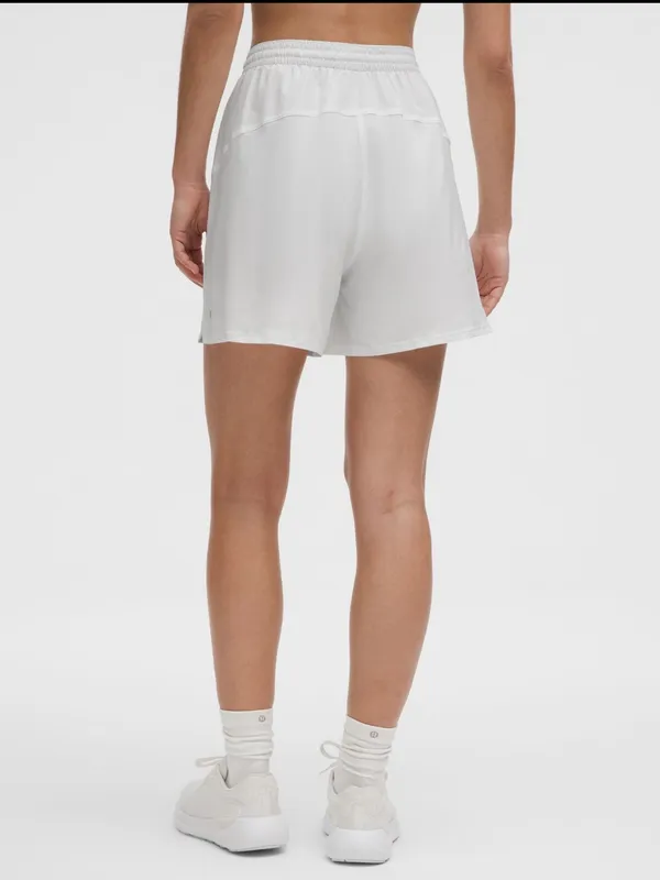 Lululemon Pace Rival High Rise Short Athletic Shorts White Size 12 NWT - Image 3