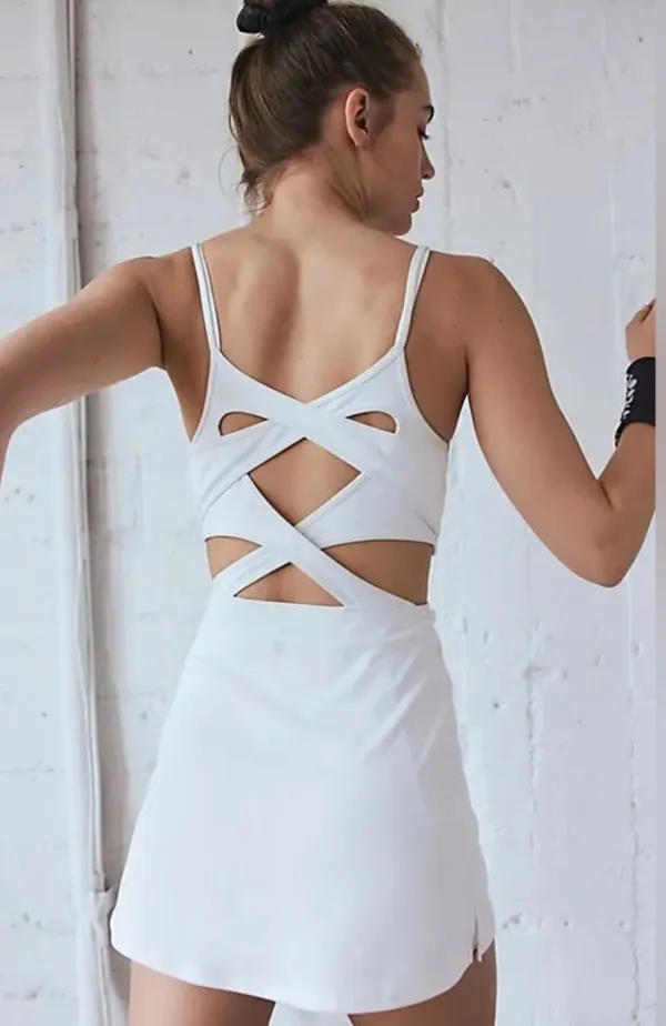 Free People White Athletic Dress - Image 2