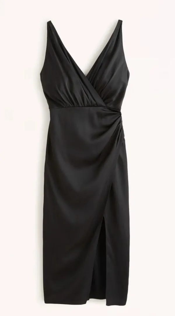 NWT Abercrombie&Fitch Satin Midi Dress - Image 3