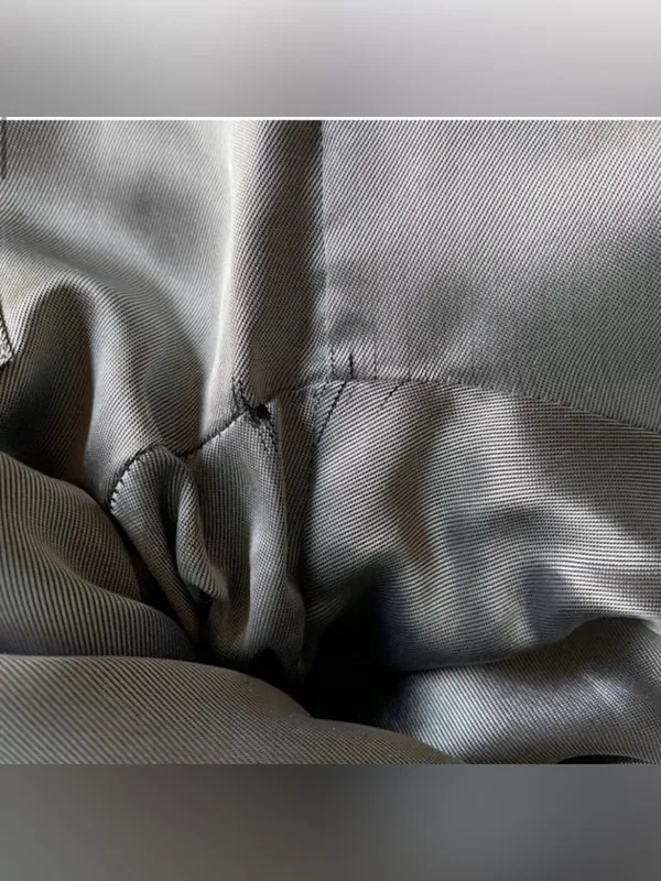 Hauber Wool/Angora Blend Coat Large Gray - Image 9
