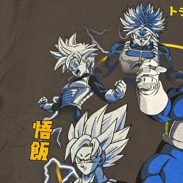 Toei Animation Dragon Ball Z Vegeta Large Graphic T-Shirt - Image 7