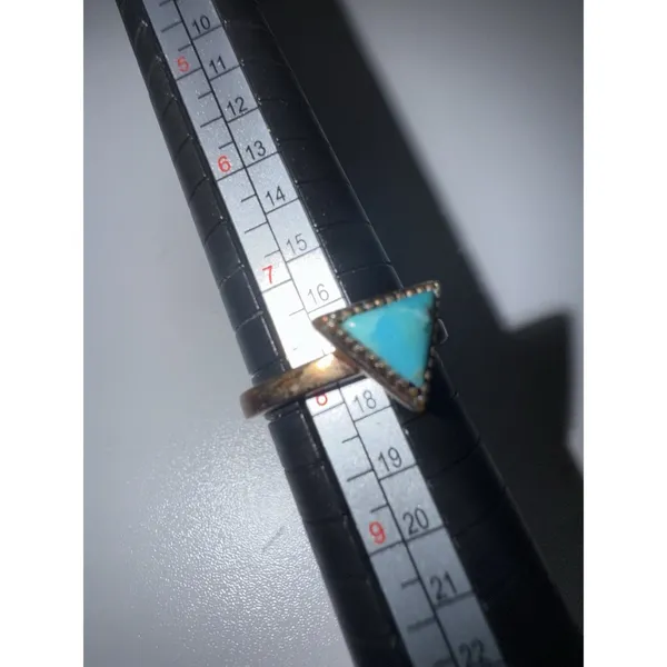 BARSE‎ TURQUOISE COPPER RING SIZE 8 - Image 5