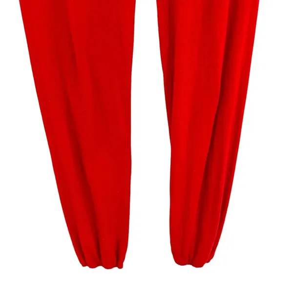 Nation LTD Red Jogger Sweatpants Super Lightweight‎ Size Small - Image 4