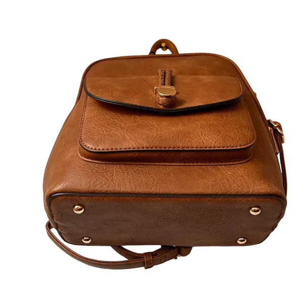 Emperia Vegan Leather Convertible Crossbody Backpack - Image 7