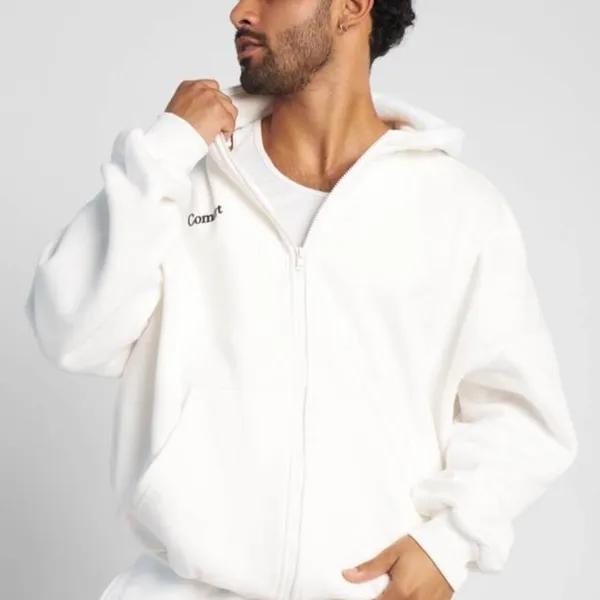NWT Cloud Zip Hoodie Snow White - Image 5