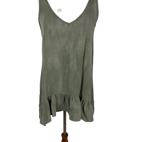 Anthropologie Braeve Green Tank Top Small Textured Knit Sleeveless - Image 4