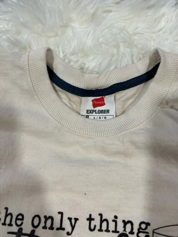 Fall Tshirt Tan Size L - Image 3