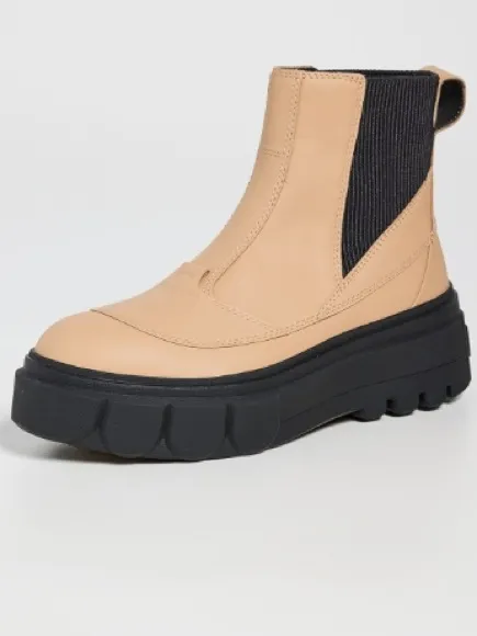 Sorel Caribou x Chelsea Waterproof Boots, Tan/Black, Size 8.5, NWT no box - Image 2