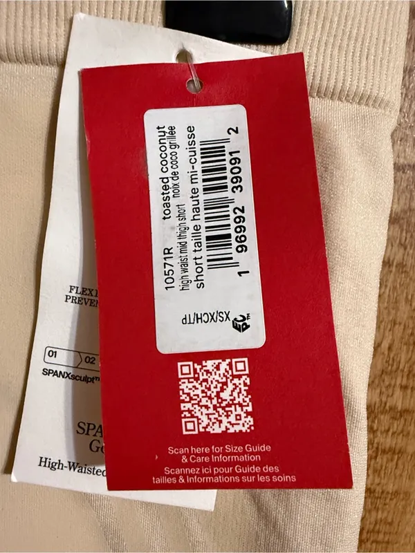SPANXsculpt GoFigure Shapewear Shorts XS NWT - Image 8