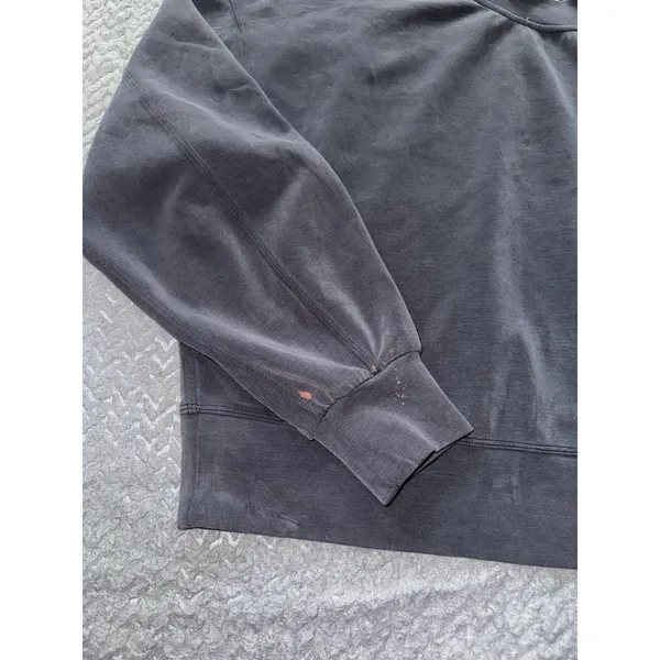 Lululemon Sweatshirt Womens Black Fleece Perfectly‎ Oversized Softstreme Sz 4 - Image 5