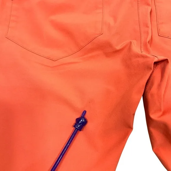 Flylow Sassyfrass Ski Snowboarding Pants Small Coral Orange Gorpcore Winter READ - Image 6