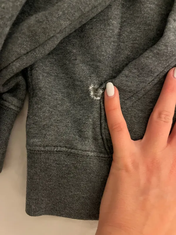 Gray Nike Hoodie - Image 3