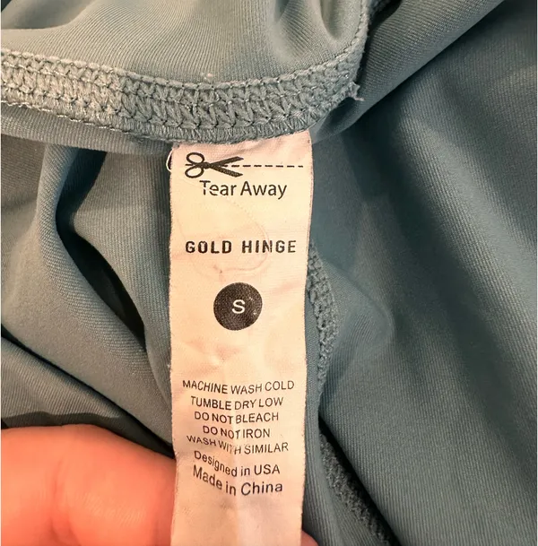 Goldhinge Blue Pleated Skirt - Image 4