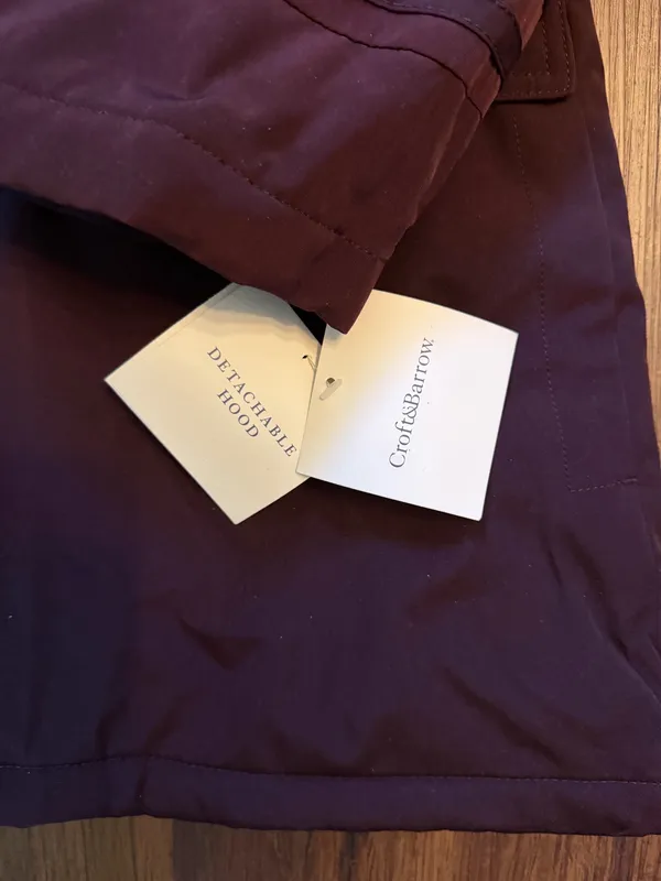 Croft & Barrow Hooded Trench Coat size 2X - Image 3